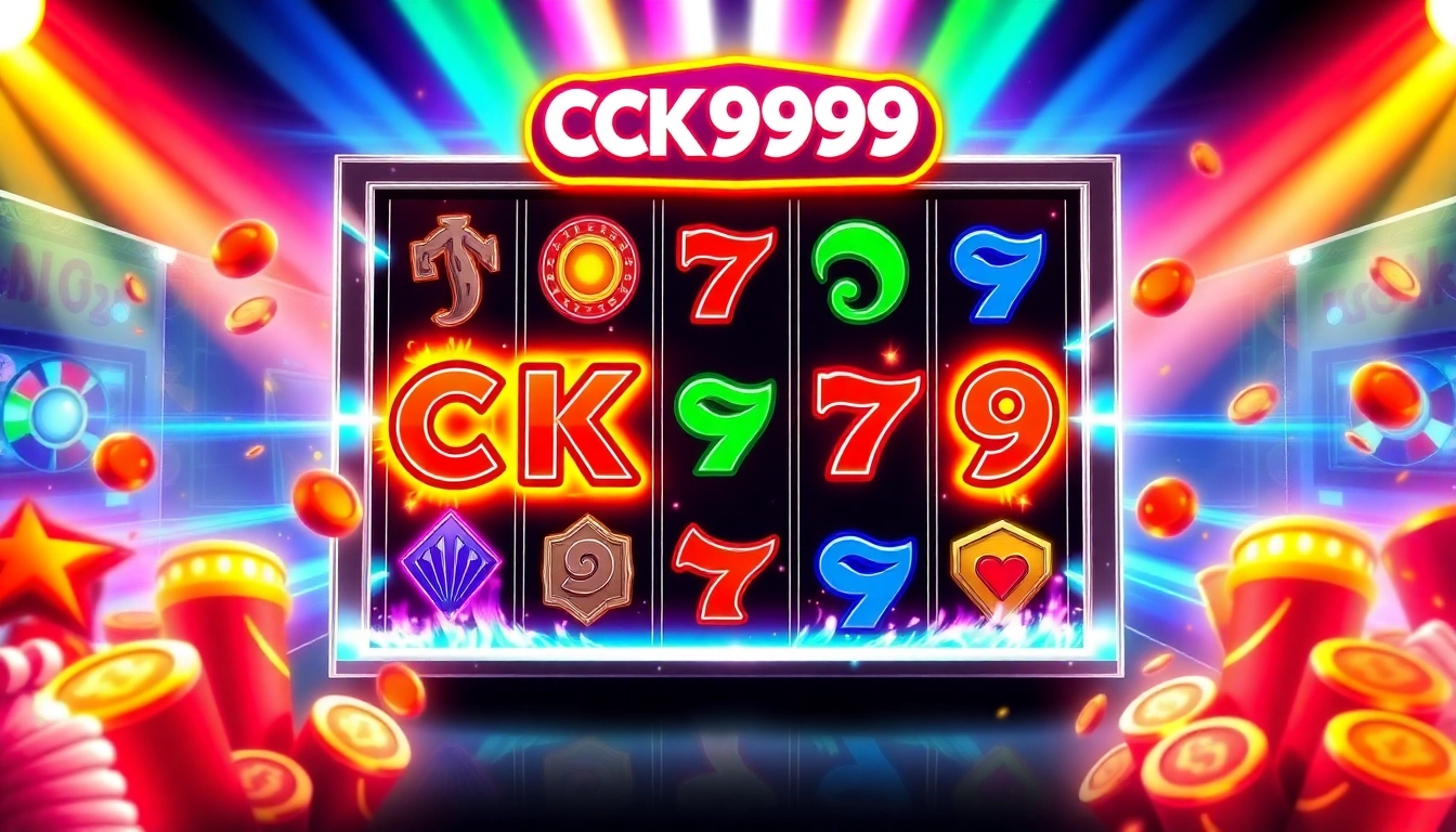 Exciting ck999 game online casino screenshot featuring colorful slots and engaging gameplay elements for players seeking entertainment.