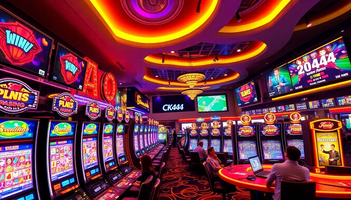 Engaging CK444 online gaming platform with slots, live dealer tables, and sports betting in action, highlighting user enjoyment and reliability.