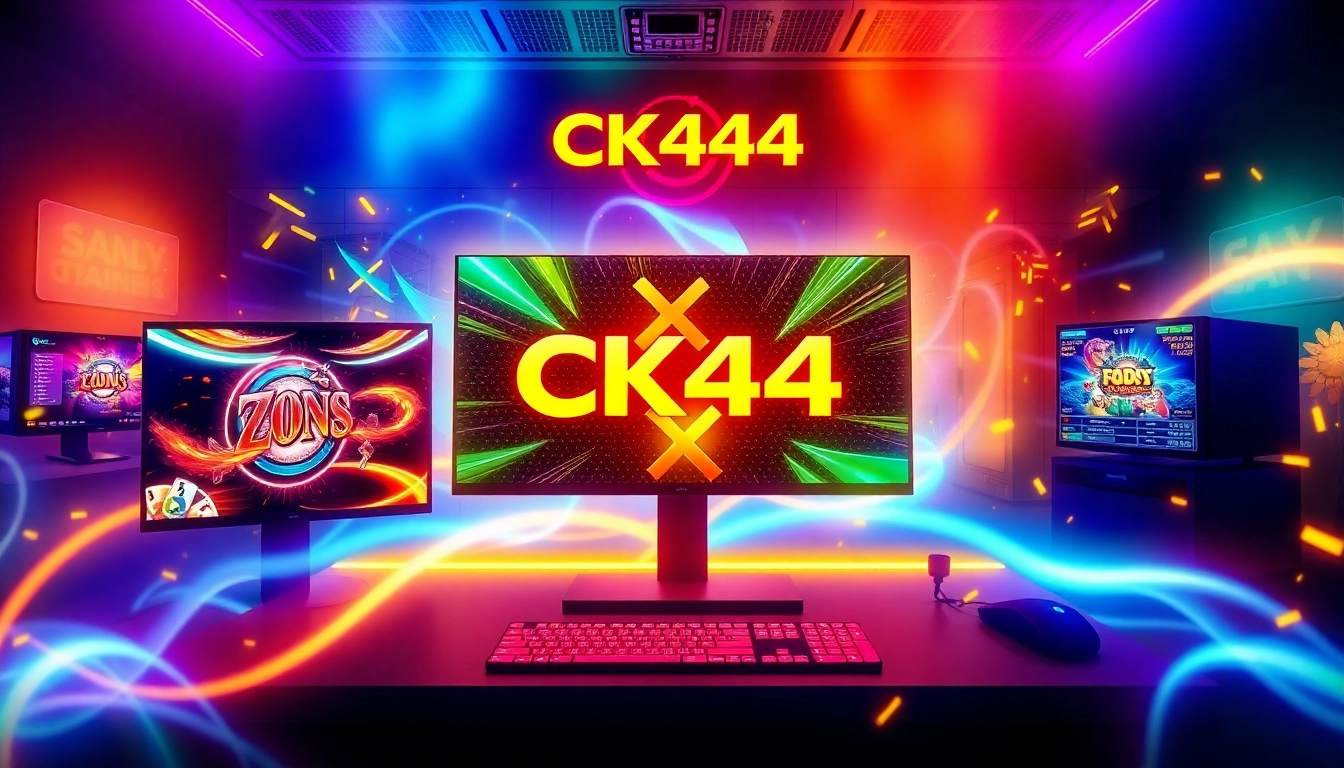 CK444 online gaming platform displaying live casino, slots, and sports betting in action, emphasizing seamless play and vibrant visuals for Bangladeshi players.