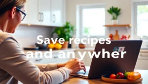 Save recipes from anywhere with Cooksync: organize and sync your culinary collection effortlessly.