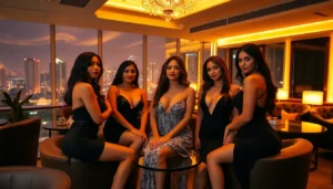 Bangalore Escorts offering sophisticated companionship in an elegant setting, emphasizing luxury and attraction for discerning clients.