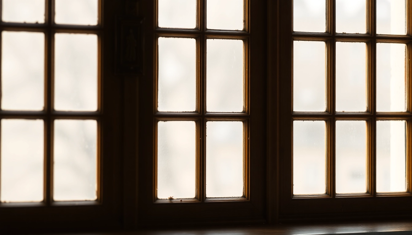 Close-up of authentic Georgian sash windows showcasing the six-pane grid and wooden frame, highlighting craftsmanship and period features.