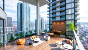 Professional Vancouver strata management team overseeing a high-rise property, ensuring community excellence and operational efficiency.