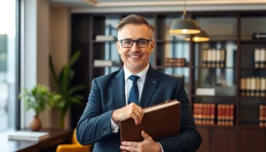 Avocat Timisoara dedicat, oferind consultanță juridică și reprezentare în birou modern, inspirând încredere și profesionalism.