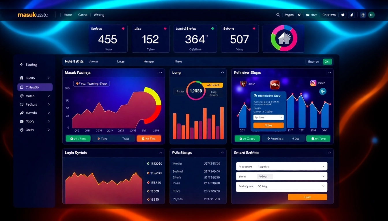 Efficient masuk uustoto login screen with vibrant interface and secure access features for online betting enthusiasts.