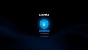 Mentoto login page UI with secure login form, highlighting ease and safety for users of the trusted togel platform in Indonesia.