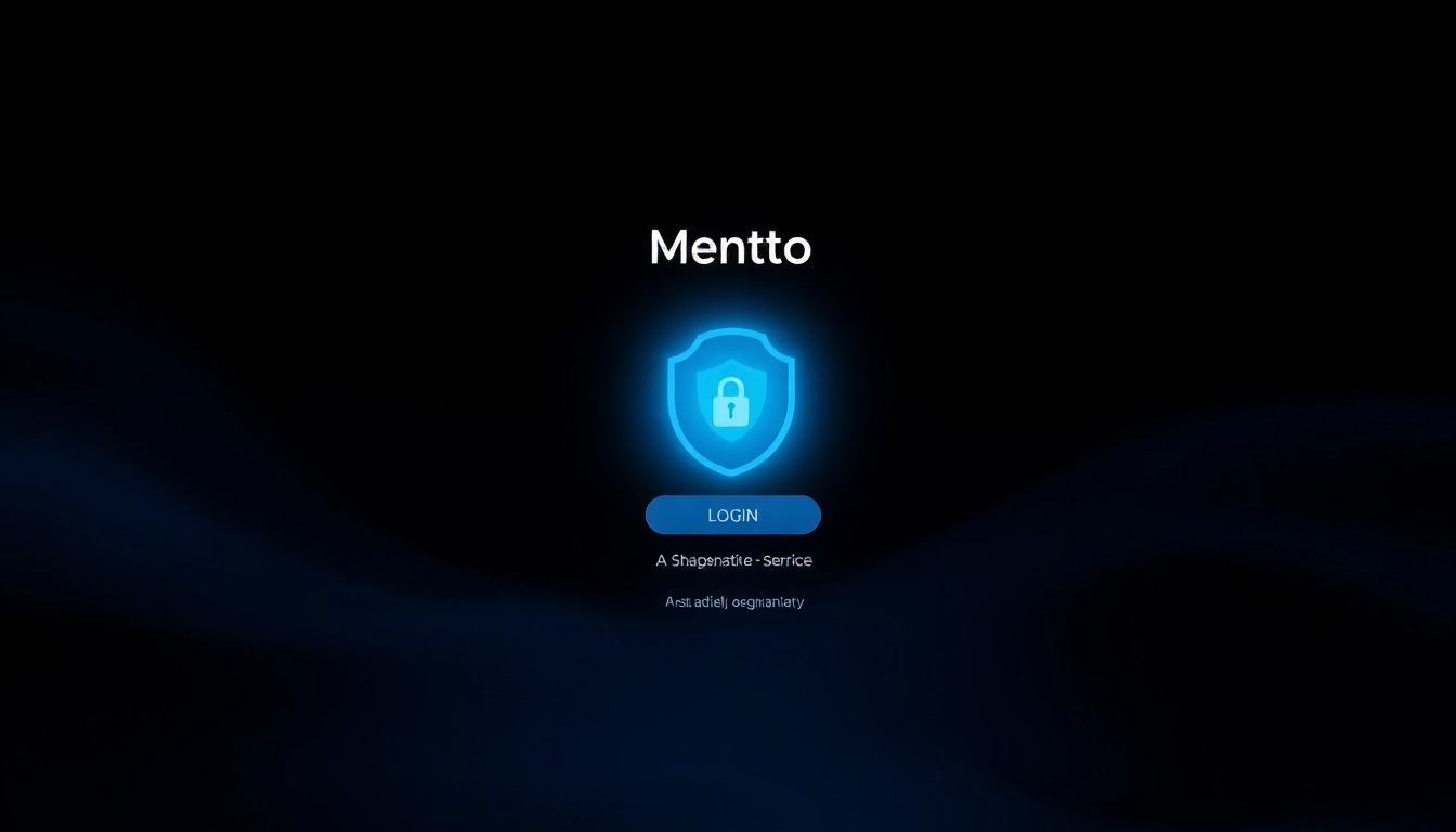 Mentoto login page UI with secure login form, highlighting ease and safety for users of the trusted togel platform in Indonesia.