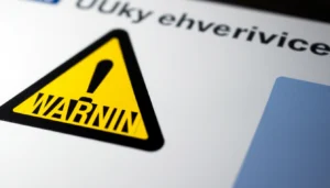Buy Uk Driving Licence Without Test: Warns against illegal licensing practices with clear security imagery for user awareness.