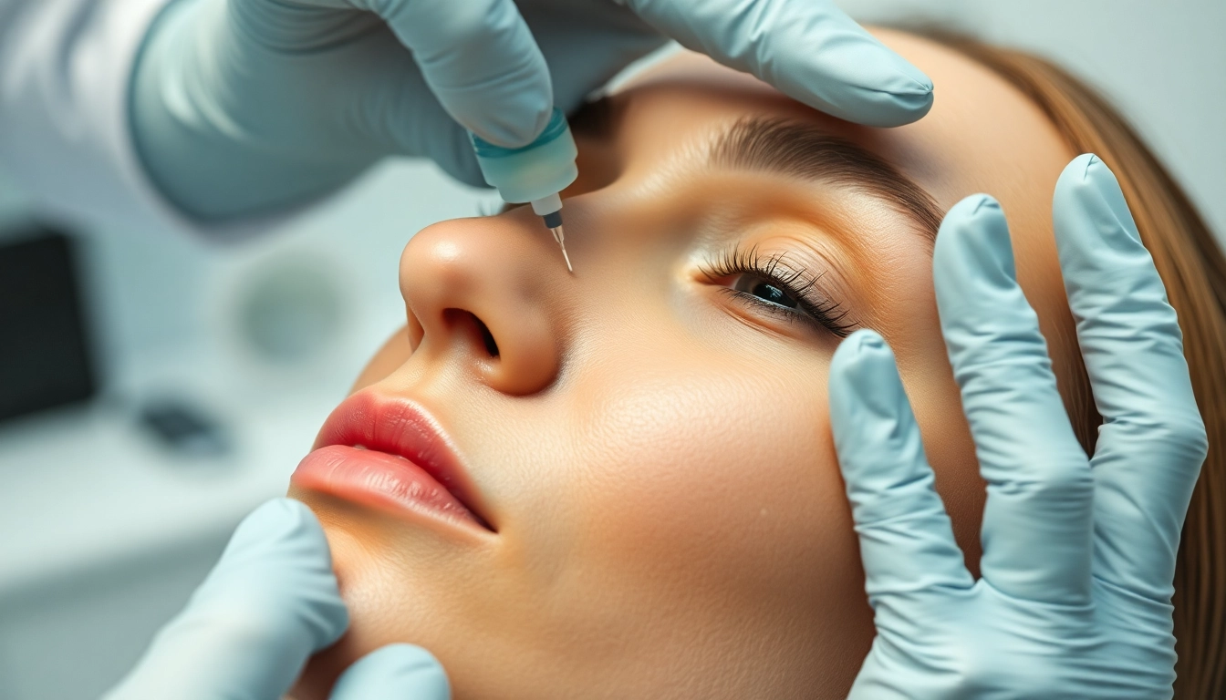 Botulinumtoxin treatment in Zurich by expert dermatologist, focusing on natural wrinkle smoothing with precision injections—safe and effective.