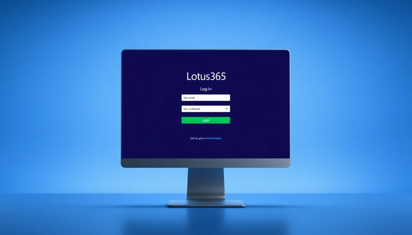 Secure Lotus365 Login page with clear fields and modern interface to ensure easy account access