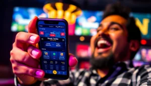 Reddy Anna betting platform in action on a mobile device with live sports betting interface, showcasing seamless user experience and vibrant visuals for Indian users.