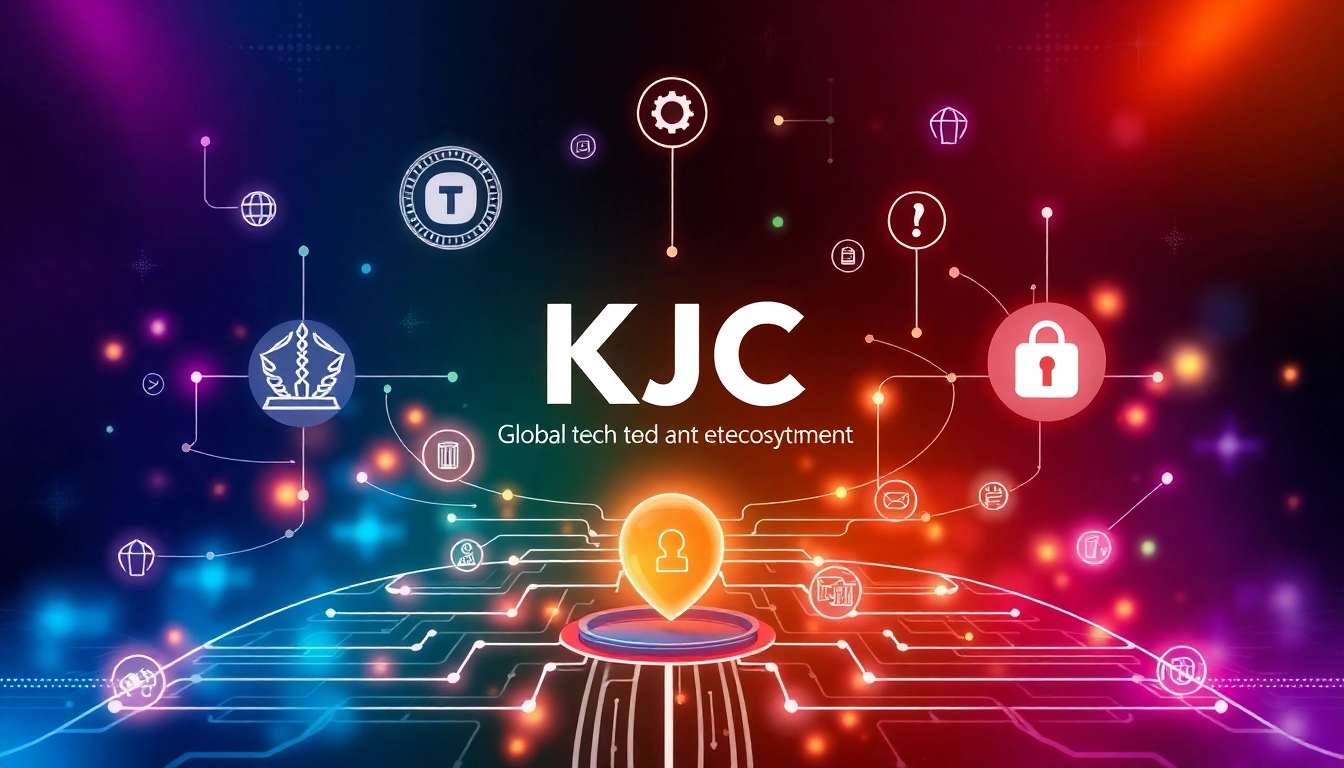 KJC's digital ecosystem showcases innovation and security within a vibrant, interconnected global platform.