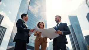 Professional investors analyzing Buying Commercial Property for Investment strategies in a