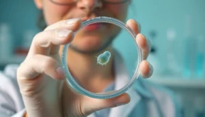 Women and doctor discussing fecondazione in vitro options in a modern reproductive clinic